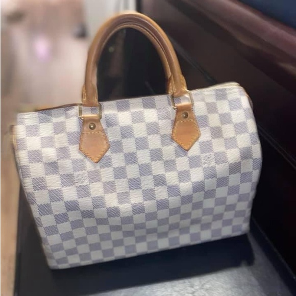 Damier Azur speedy 30 - Picture 3 of 14